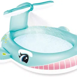 Whale Spray Pool Inflatable Swimming Pool (Multicolor) Inflatable Swimming Pool-33