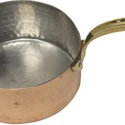 Hammered Copper Tea pot/ Sauce pot 1 litres with Kalai Tea Urn-image-15