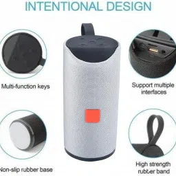Techobucks Brandedwireless Superb sound blast with ultra 3D bass |splashproof |Mini dynamite thunder sound |Wireless Bluetooth Speaker Compatible with All Mobile Phones |FM/AUX/TF/BT Modes 10 W Bluetooth Speaker image 3