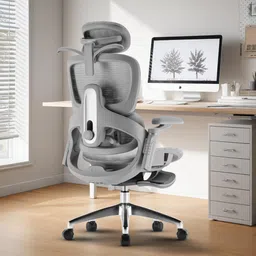 drogo Ergonomic Office Chair for Work from Home Computer Chair 6D Armrest, 4D Headrest Mesh Office Executive Chair-picture-23