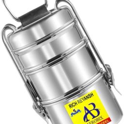 Lunch Box Stainless Steel_TIFFIN_164 3 Containers Lunch Box-picture-17