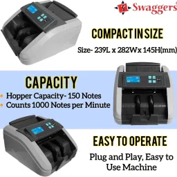 DRMS STORE 2070 Cash/Money Counting Machine With Fake Note Detection (Lcd Display) Note Counting Machine image 5