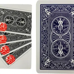 wizerdy Magic Marked Deck Bicycle Design (Blue) / SPY Mark Magicians Card Packet image 3
