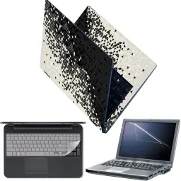 Techfit Full Body Laptop Skin with Screen Guard and Key Guard - Triangle Art Combo Set-picture-11