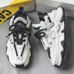 Chunky & Fashionable Sneaker | Running Shoes with Rubber Outsole Sneakers For Men-image-90
