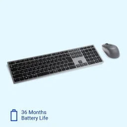 DELL 580-AJNJ Wireless, Bluetooth Standard Laptop Keyboard Compatible with Desktop, Laptop, Mac UV Coated Keys,Internet Keys,Multimedia Keys,Spill Resistant Design,KM7321W Wireless Multi-Device Keyboard & Mouse image 5