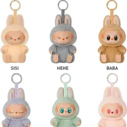 kidoyz Pop Mart LABUBU Have A Seat Bunny Plush Toy – Set of 1 (Random Color) image 4