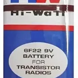 9 Volt HI-WATT 9V Long Life with Cap Connector For Safety Battery-image-5