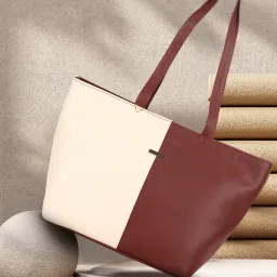 Women Beige, Brown Tote-image-47