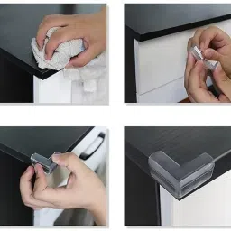 svulint 4 pcs Edge Protector for Furniture Table Corner Guards for Sharp Edges image 2