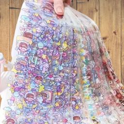 15 cm Cute Cartoon Theme Kawaii Stickers-20 Pet Sheets For Project Removable Self Adhesive Sticker-image-72