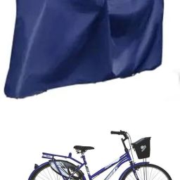 Cycle Cover Plain Blue For Regalia 26T Bicycle Cover Free Size-image-35