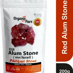 Red Alum Stone, Lal Fitkari B, Red Phitkari Fitkadi for Face Hair Water, Potash-27
