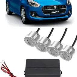 EB343 Silver Car Reverse Parking Sensor with LED Display 4 Sensor E343 Parking Sensor-26