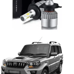LED Headlight Bulbs Conversion Kit, COB High Low Beam Headlamp, Dual Beam Head Light A111 Fog Lamp Car LED for Mahindra (12 V, 30 W)-image-1