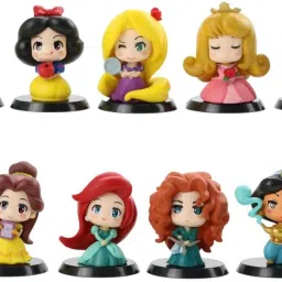 Set of 9 Cute Princess Action Figure Set Cake Topper Decoration Fairy Princess-image-18