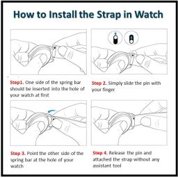 Priavy Smart watch band strap belt 22mm for ladies/Mens smartwatch band Silicon (Black, red, Grey, pink ) Smart Watch Strap image 5