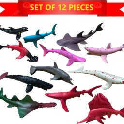 Shark Family Figure Toy Set of 12Pcs-26