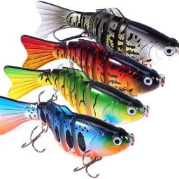 Hard Bait Plastic, Carbon Steel Fishing Lure-image-61
