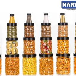Plastic Grocery Container- 1200 ml, 650 ml, 350 ml, 125 ml-12