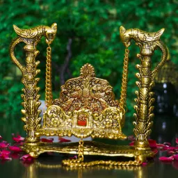 Metal Krishna ,Laddu Gopal , For Home And Office size for 1no. Jhula-image-25