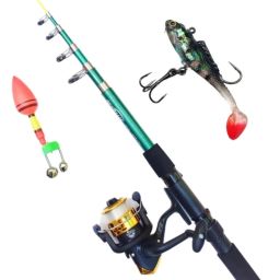 Fishing rod and reel full set combo king SPRED 210 frog bait Blue Fishing Rod-picture-24