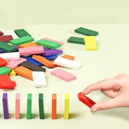 Building block toy set , Domino(IND), Multicolor(Gift Set)(Boys & Girls)-image-28