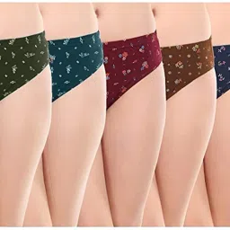 Pack of 6 Women Hipster Multicolor Panty-image-88