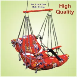 Baby Swing Folding & Washable 1- 3 Years With Safety Belt indoor-Outdor Bouncer-image-60