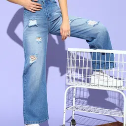 street9 Women Regular Mid Rise Blue Jeans-picture-26