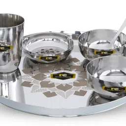 Pack of 6 Stainless Steel Stainless Steel Dinner Set Dinner Set-image-0