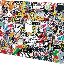 GraphixDesign macbook Air 13 inch 3M Skin with Logo Cut GLOSS Laptop Decal C pvc Laptop Decal 15-image-24