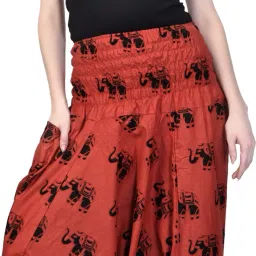 Printed Cotton Women Harem Pants-image-99