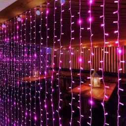 180 LEDs 21 m Pink Color Changing Bulb Rice Lights-image-58