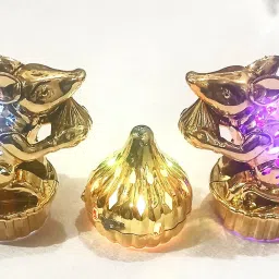 LED Modak & LED Mushak/LED Mooshak Colour Changing Multi-Colored Ganpati Modak Table Lamp-27
