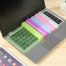 BBBIKINI Silicone Keyboard Protector Mat Full-Coverage Keyboard Protection Cover Skin Laptop Keyboard Skin-46