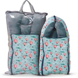 3 in 1 Velvet Cotton New Born Baby Bed Cum Carry Bed Infant Portable Bassinet Carry Bed Crib Bedding-picture-14