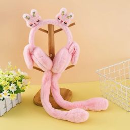 Jumping cute rabbit ear muffs for women girls with chu chu sound( 7 years&above) Ear Muff-image-51