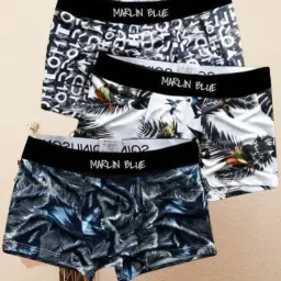 Pack of 3 Printed Men Brief-image-0