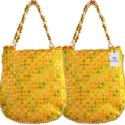 Women Yellow Potli-image-48