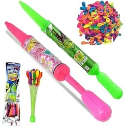 2 Pichkari 1 Magic Balloon 100 WB for Kids Holi Festival & Summer Pool Party Fun Water Gun-image-97