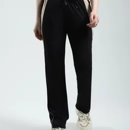monte carlo Women Solid Black Track Pants-picture-30