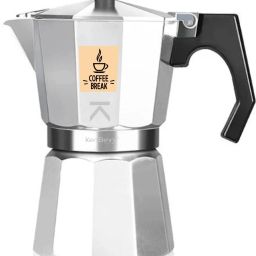 Aluminium Stovetop, Espresso Coffee Filter Italian Style Mocha, Brewing 300 ML 6 Cups Coffee Maker-image-44