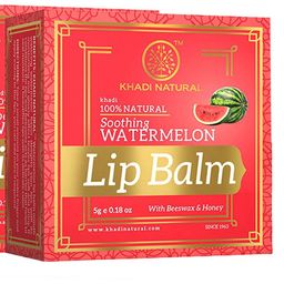 khadi natural Lip Balm with Beeswax and Honey - Watermelon-picture-15