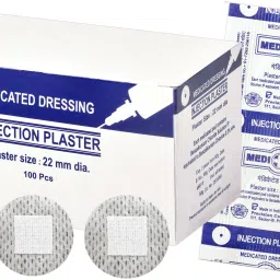 Round Spot Band Aid Plaster (Pack of 1000) Non-Woven White Stretchable Hypoallergenic Adhesive Band Aid-18