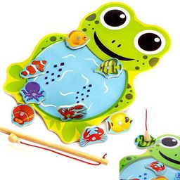 highseas Activity for Toddlers Magnetic Fish Catching Board Tray Wooden Fishing Game –-picture-18
