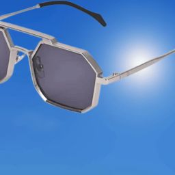 UV Protection Retro Square Sunglasses (Free Size)-image-100