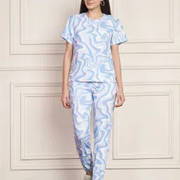 Geometric Print Women Track Suit-image-70