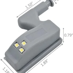 AMG Music Pack of 6 Cabinet Led Hinge Light Smart Sensor Light for Cupboard Wardrobe Smart Bulb image 2