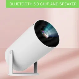 CLAIRBELL Protable Projector for Home 4K Support With Built-in App Netflix/YouTubeK120 (4500 lm / 1 Speaker / Wireless / Remote Controller) Portable Projector-7